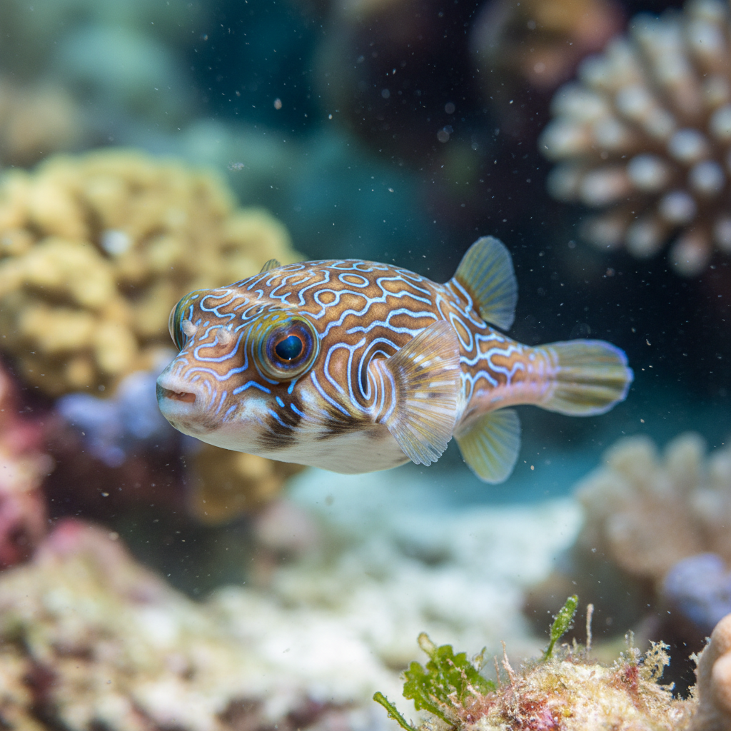 Pacific Crowned Pufferfish