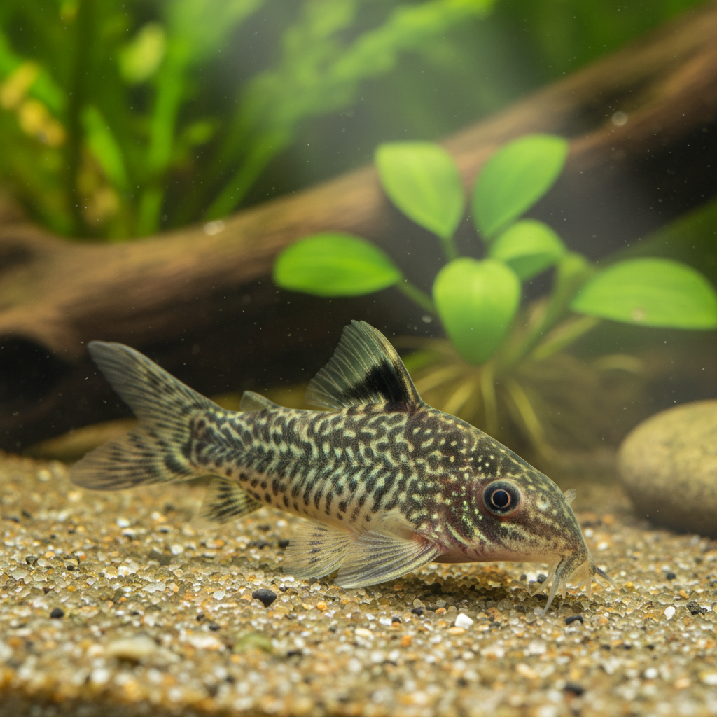 The Peppered Corydoras: Corydoras paleatus