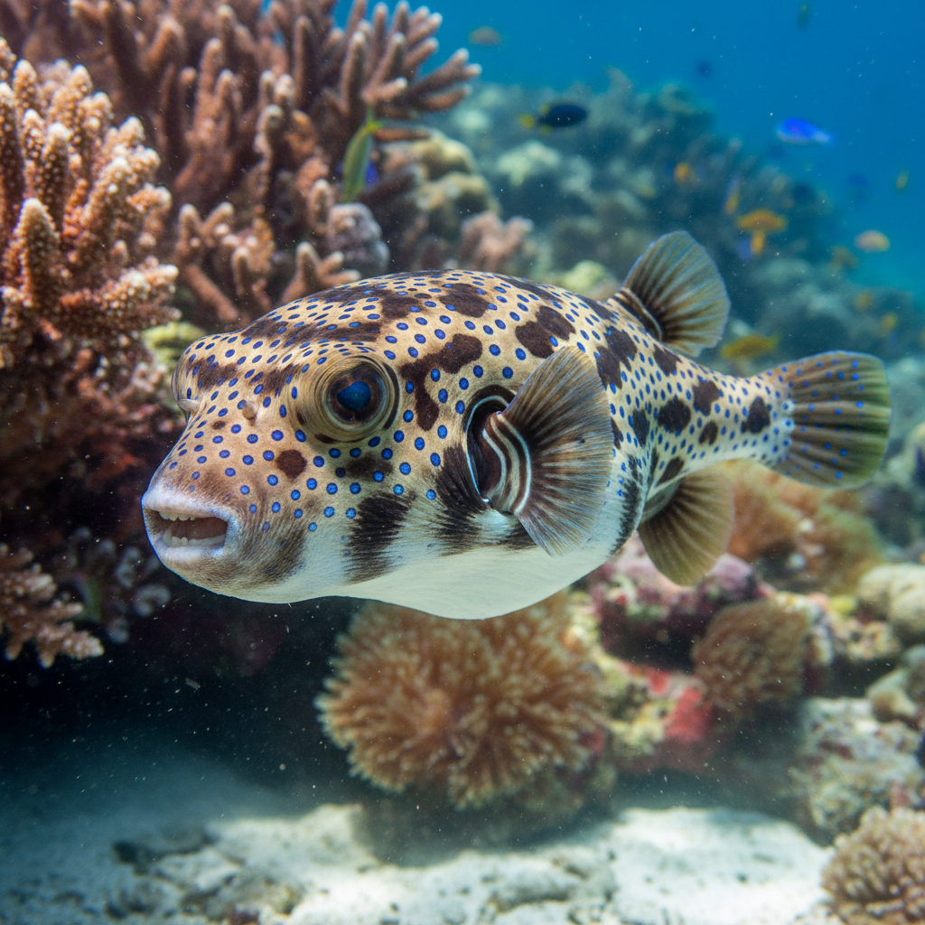 Potato Puffer: Tetraodon miurus