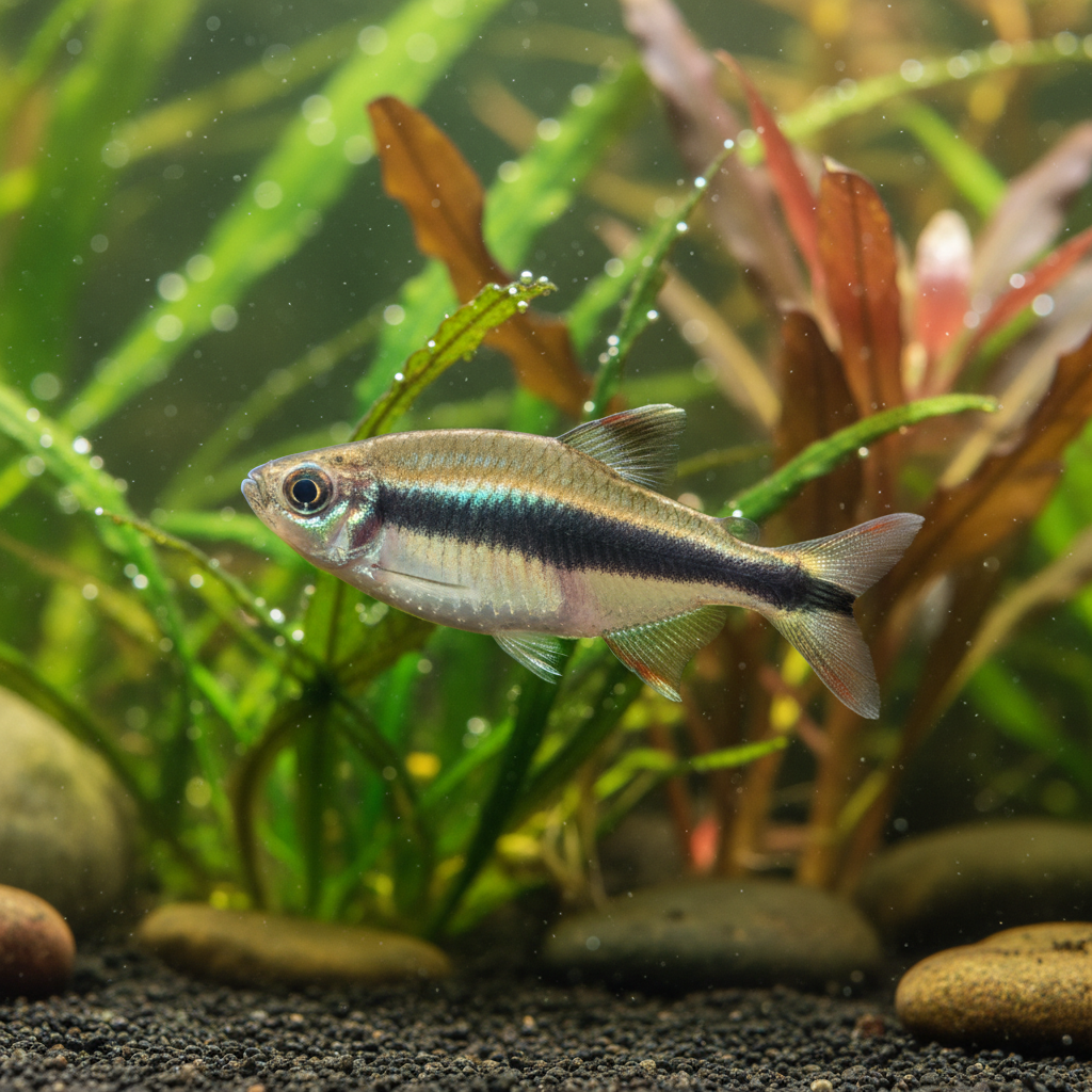 Raccoon Tetra: Hemigrammus ocellifer