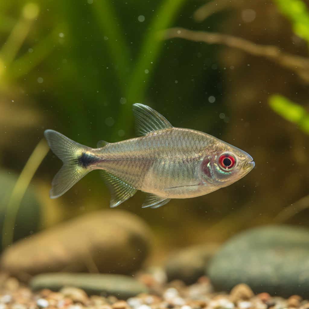 The Red Eye Tetra: Moenkhausia sanctaefilomenae