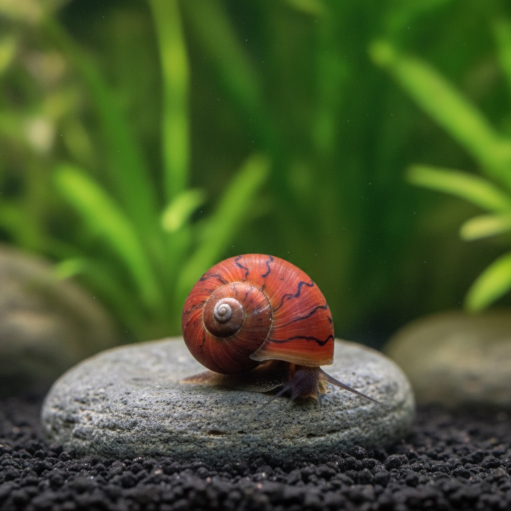 Red Racer Nerite Snail: Vittina waikuku