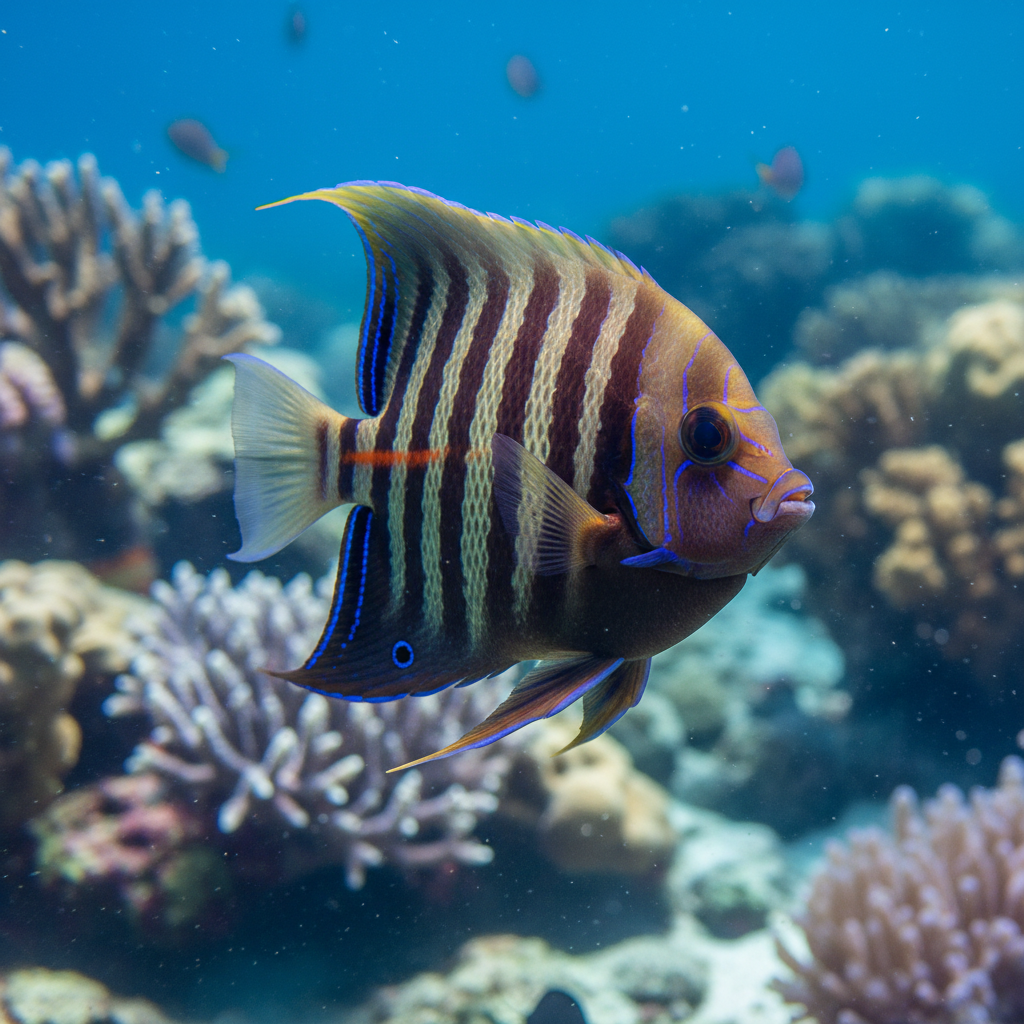 Red Stripe Angelfish