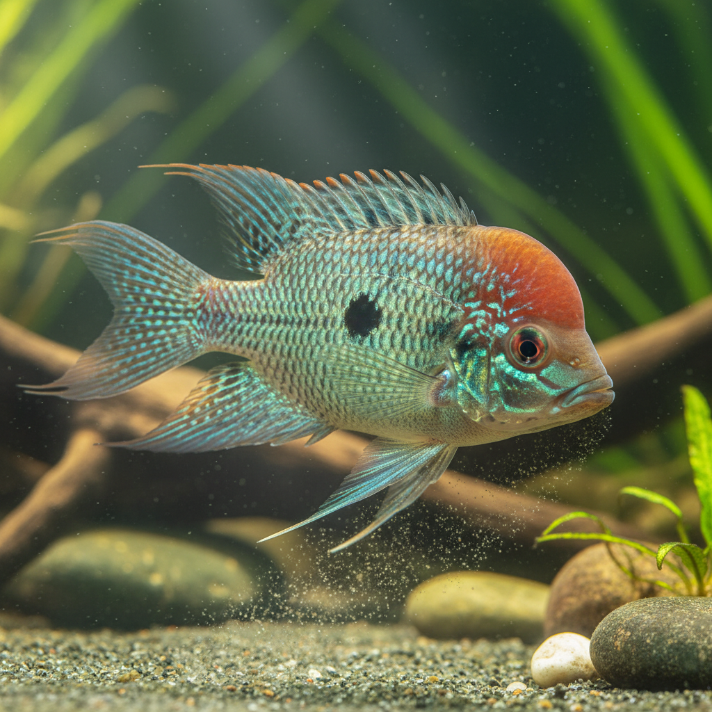 Redhump Eartheater: Geophagus steindachneri