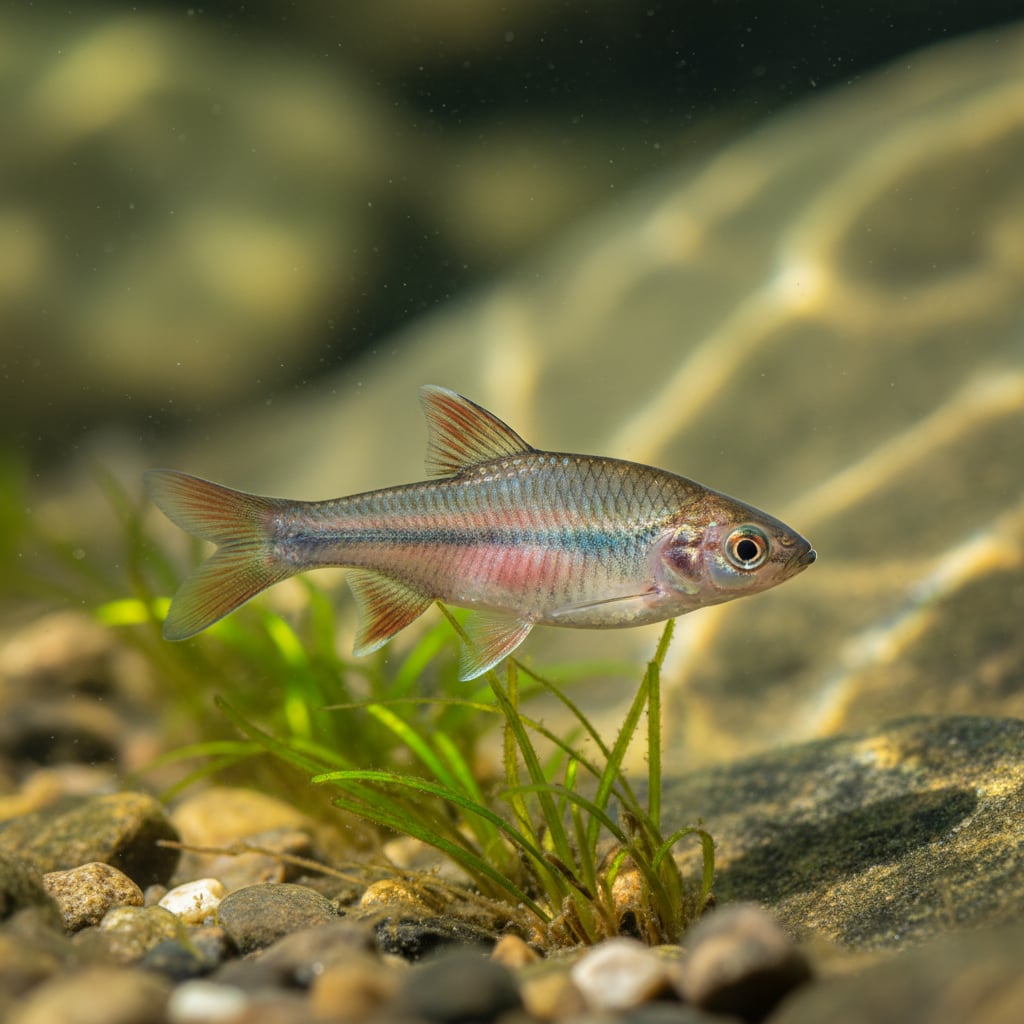 Bitterling rosado: Rhodeus ocellatus