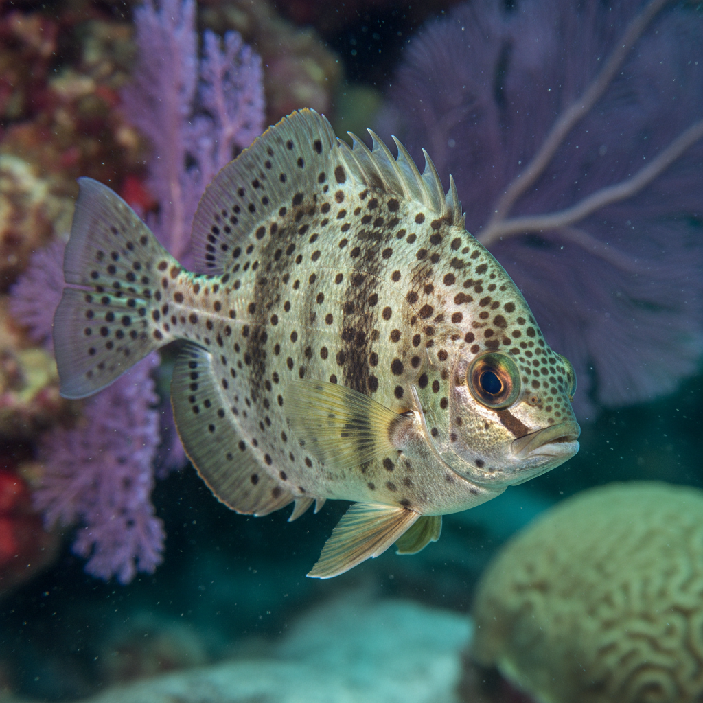 Spotted Scat: Scatophagus argus