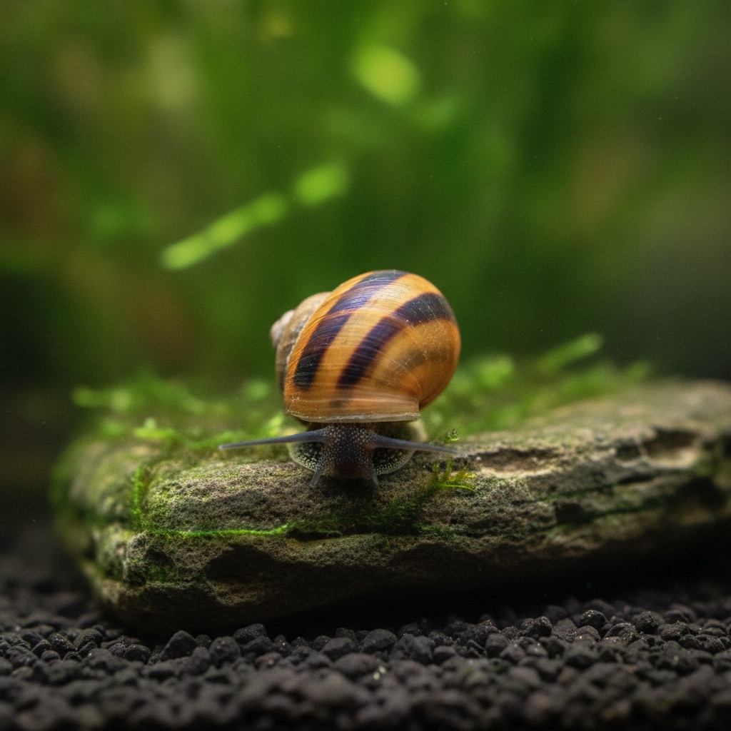 Tiger Nerite Snail: Vittina semiconica