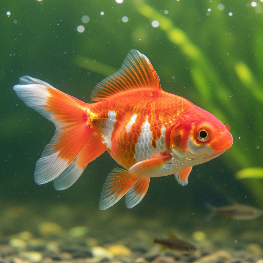 Wakin Goldfish: Carassius auratus