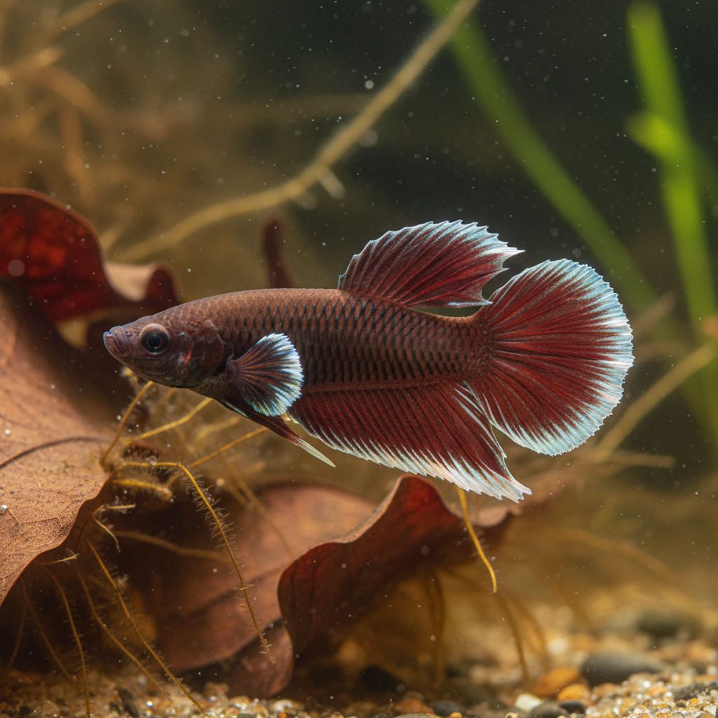 White-seam Betta: Betta albimarginata
