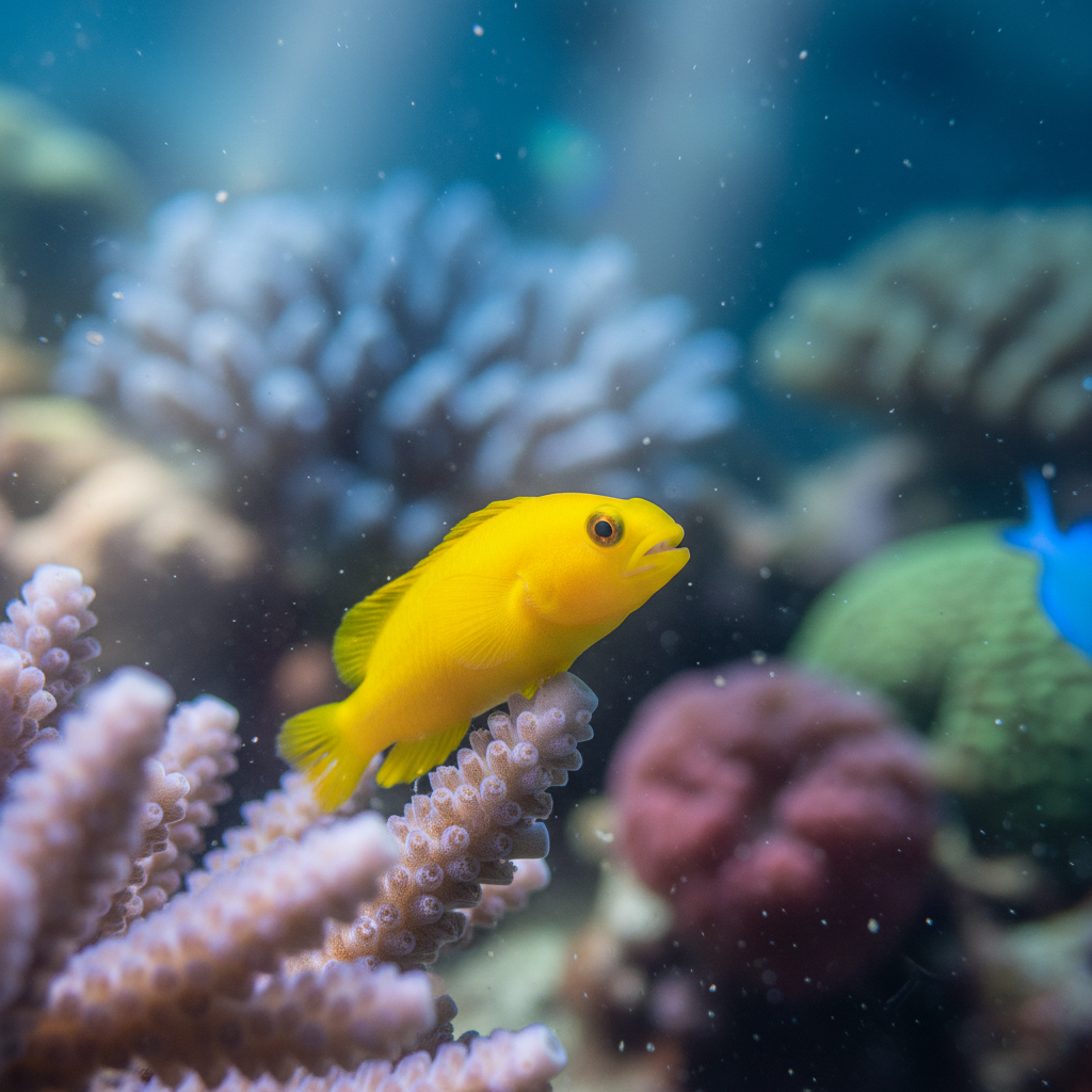 Yellow Clown Goby: Gobiodon okinawae