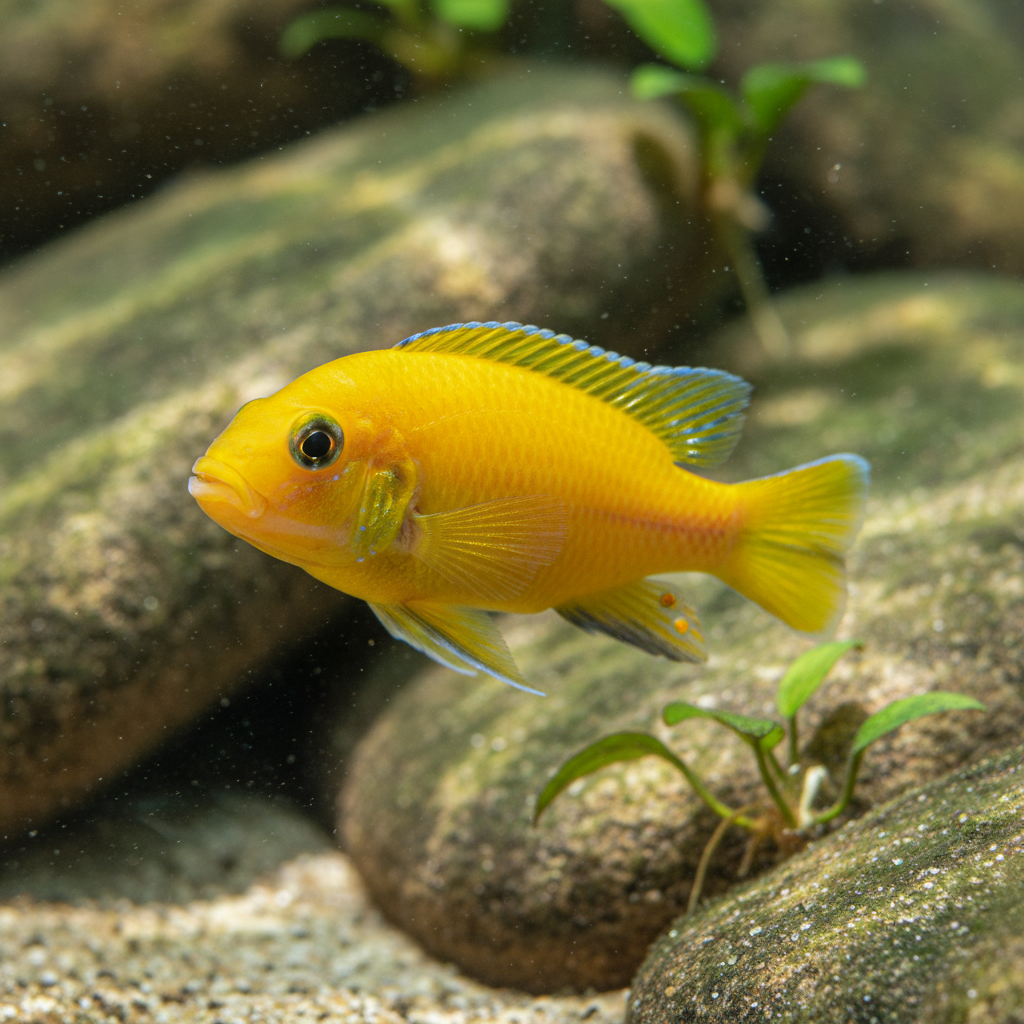 Yellow Labidochromis: Labidochromis caeruleus