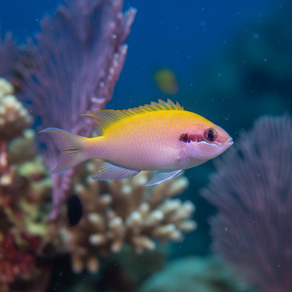 Anthias de dorso amarillo