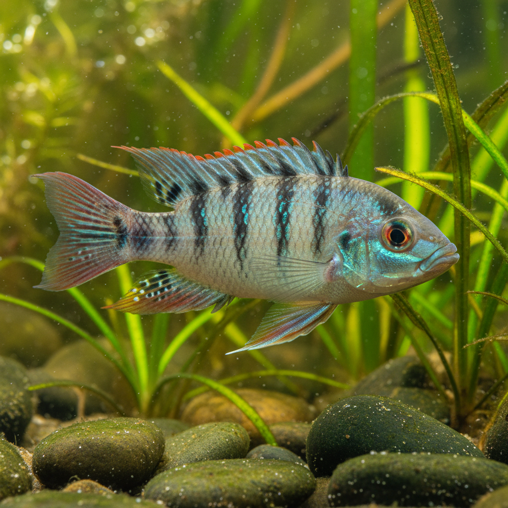 Zebra Acara: Ivanacara adoketa
